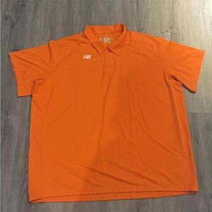 New Balance Men's Vibrant Orange Polo